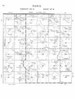 Paris Township, Goldwin, Fisher Lake, Eric Lake, Stutsman County 1958